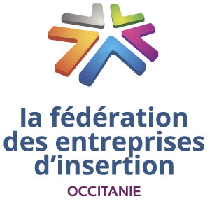 logo fédération des entreprises d'insertion Occitanie refait