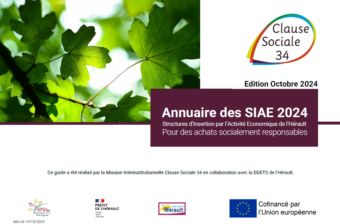 Téléchargez l'annuaire pdf des SIAE de l'Hérault